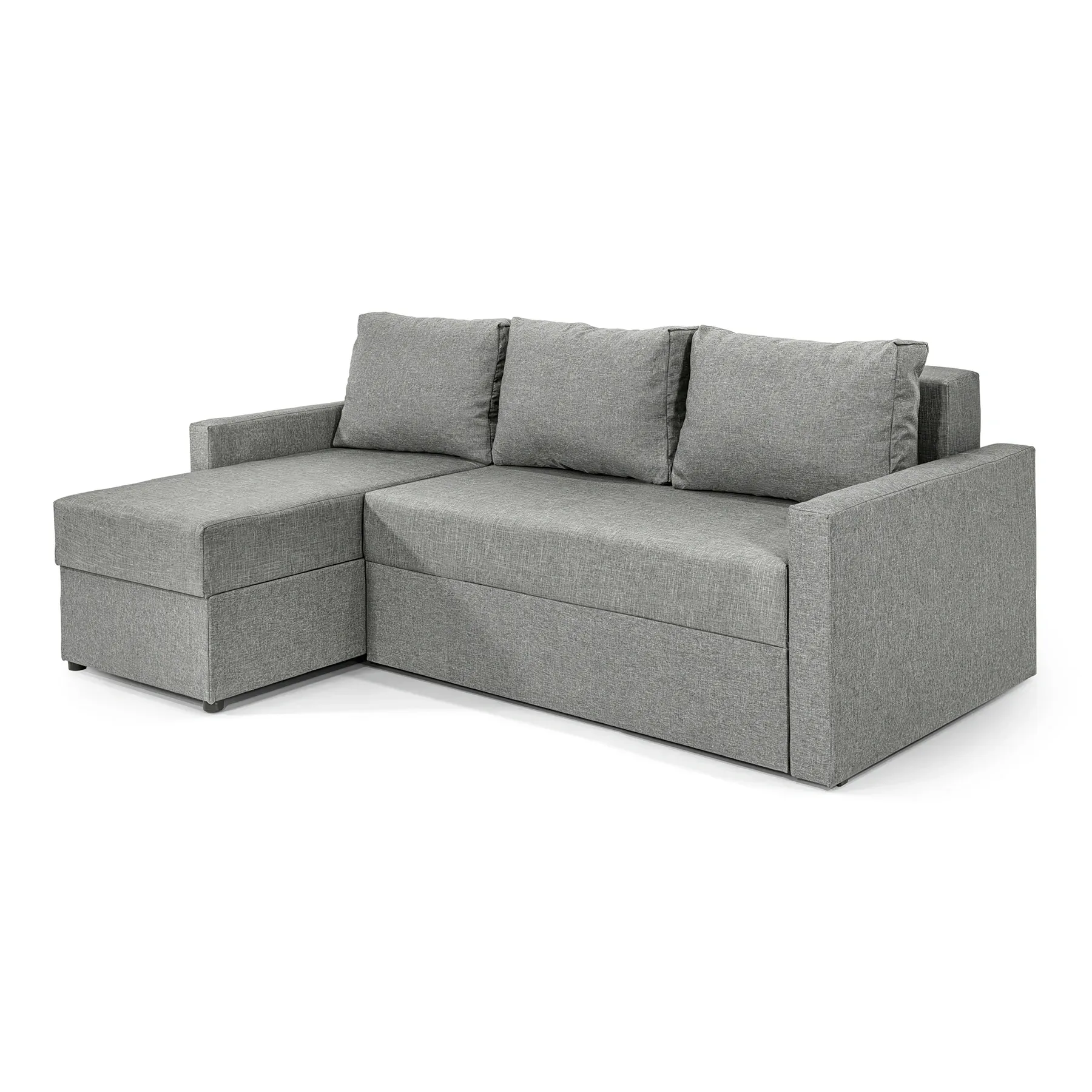 Диван угловой Арни 224х150 см Светло-серый (25484801)