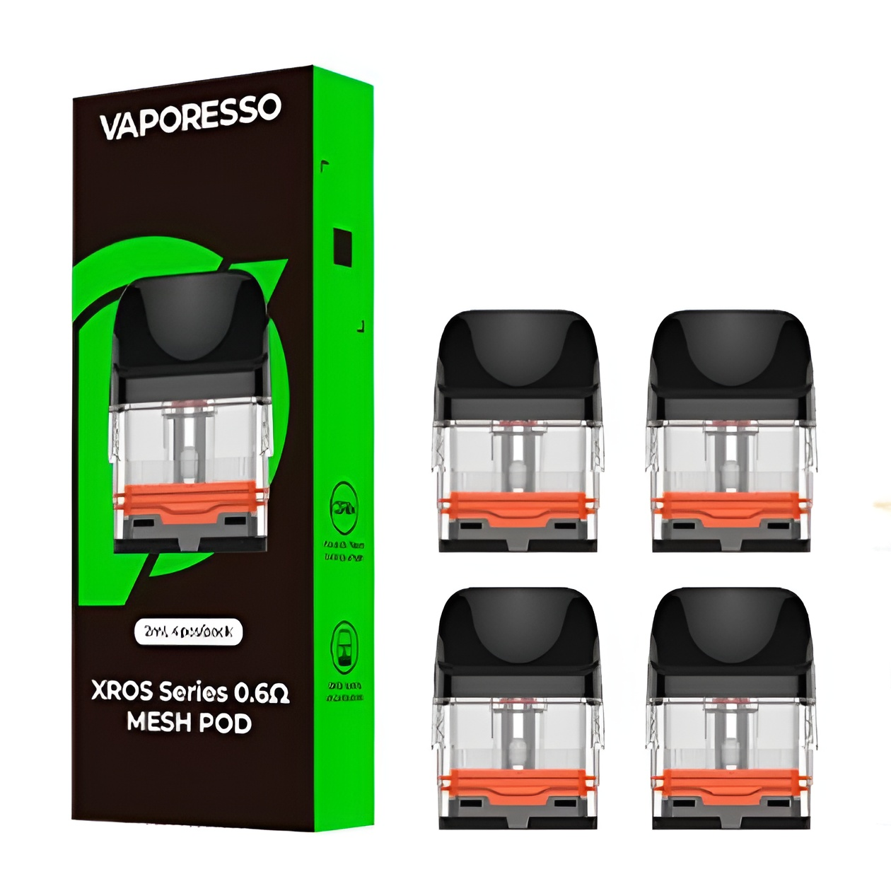 Комплект картриджів Vaporesso 4 шт. XROS Series 2025 Mesh 0.6 Ом 3 мл Змінний POD COREX 2.0 (67b1902f)