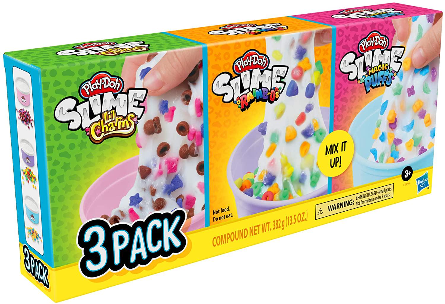 Ігровий набір Play-Doh Slime 3 pack Cereal Themed Bundle (F0990) - фото 4