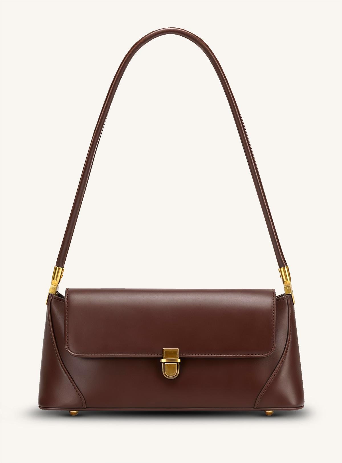 Сумка женская багет из экокожи OnePro Коричневый (73815)