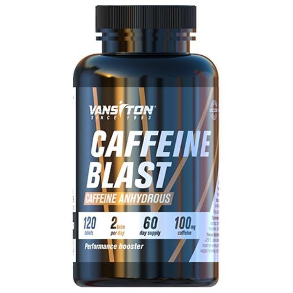 Предтренировочный комплекс Vansiton Caffeine Blast 120 табл. (23469109)