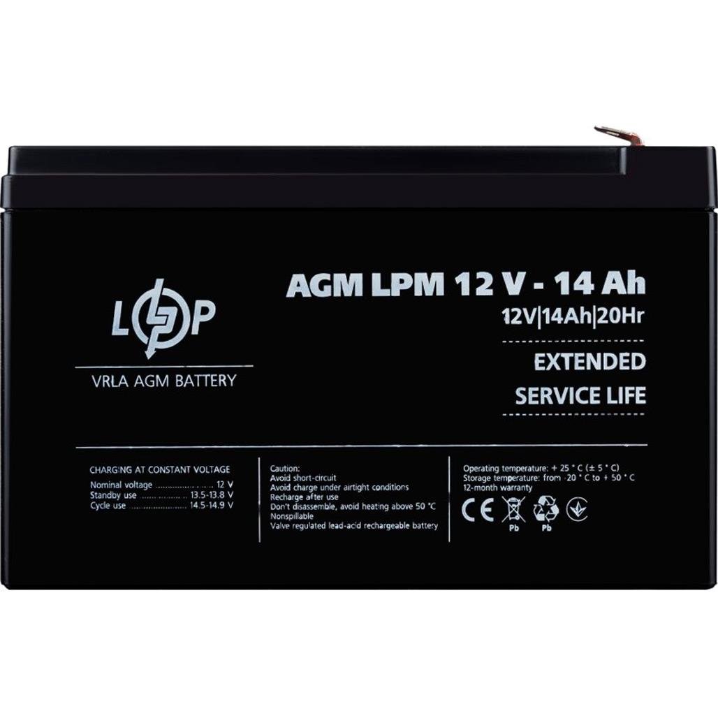 Акумулятор для ДБЖ LogicPower AGM LPM 12V/14 Ah (4161)