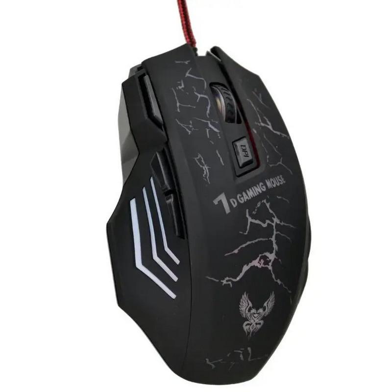 Миша ігрова провідна Gaming Mouse X7 8890 з підсвіткою Black (020730) - фото 2