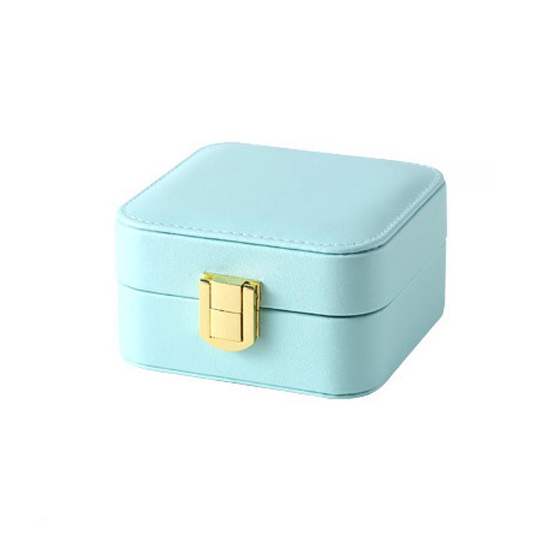 Шкатулка Casegrace для украшений и ювелирных изделий с зеркалом на защелке Turquoise
