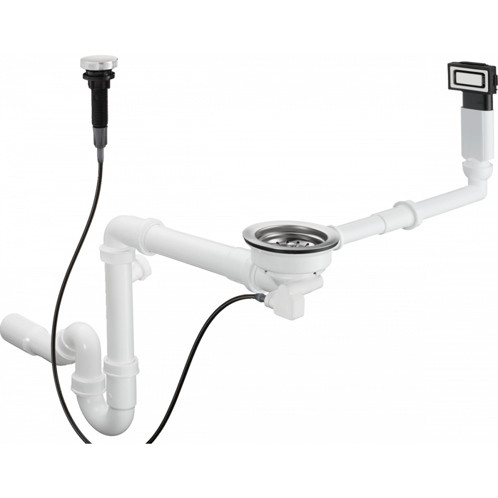 Сифон для кухонной мойки Hansgrohe D14-11 Automatic 43931800 1 1/2" (145060)