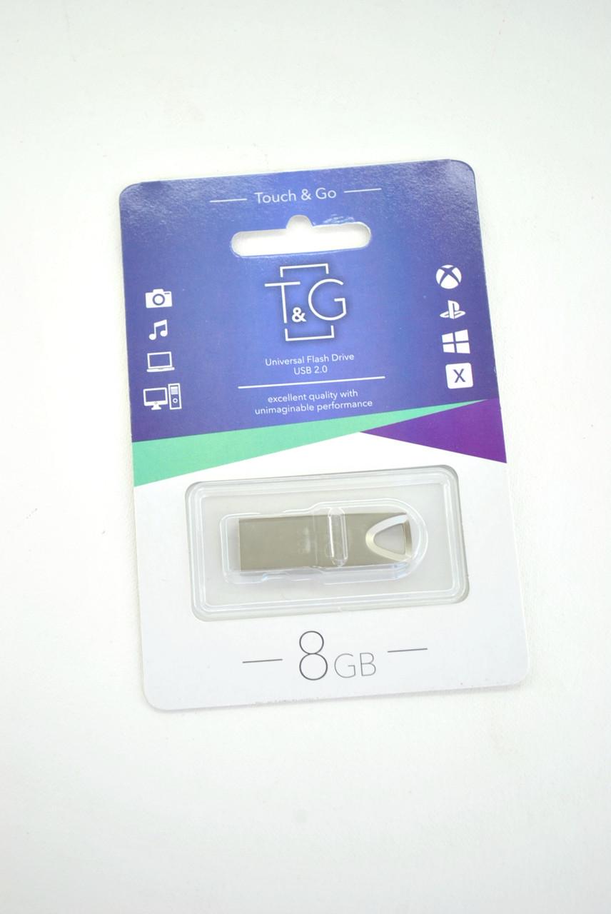 Флеш-накопитель USB T&G 8 Gb 117 metal series Silver (1207092835)