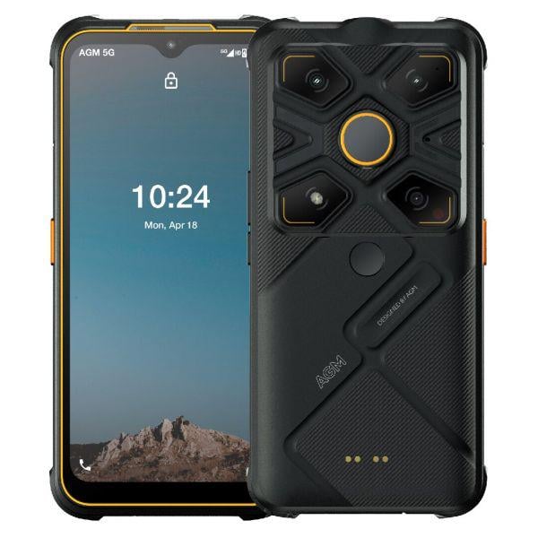 Смартфон AGM Glory G1S 8/128Gb Night Vision Black/Orange (1344005)