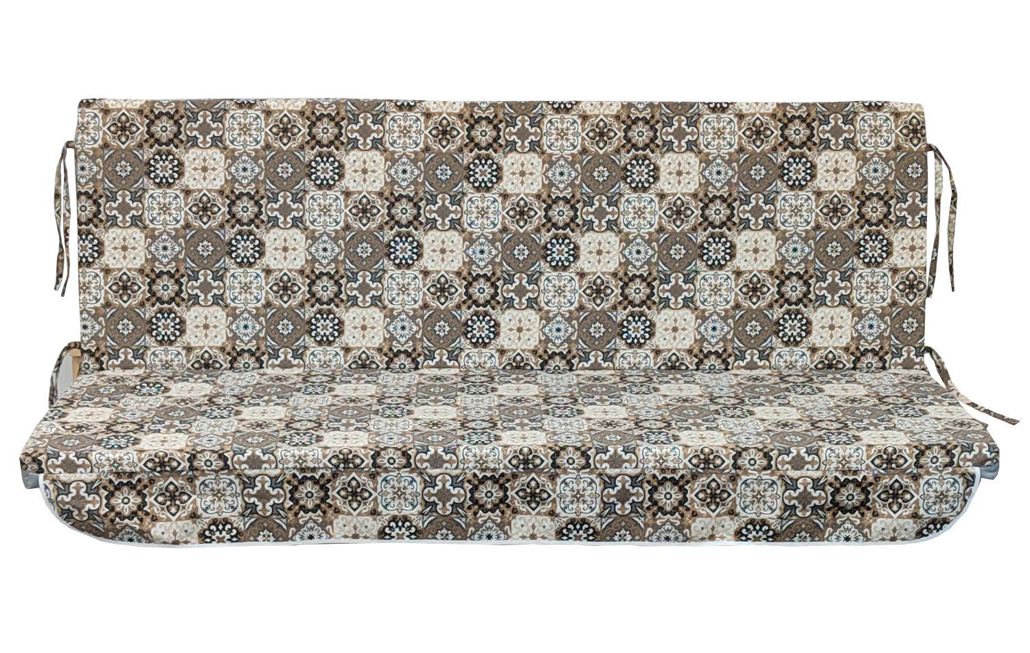 Подушка для гойдалки eGarden KIRA GRIS 170x110х6 см (5615) Подушка для гойдалки eGarden KIRA GRIS 170x110х6 см (5615)