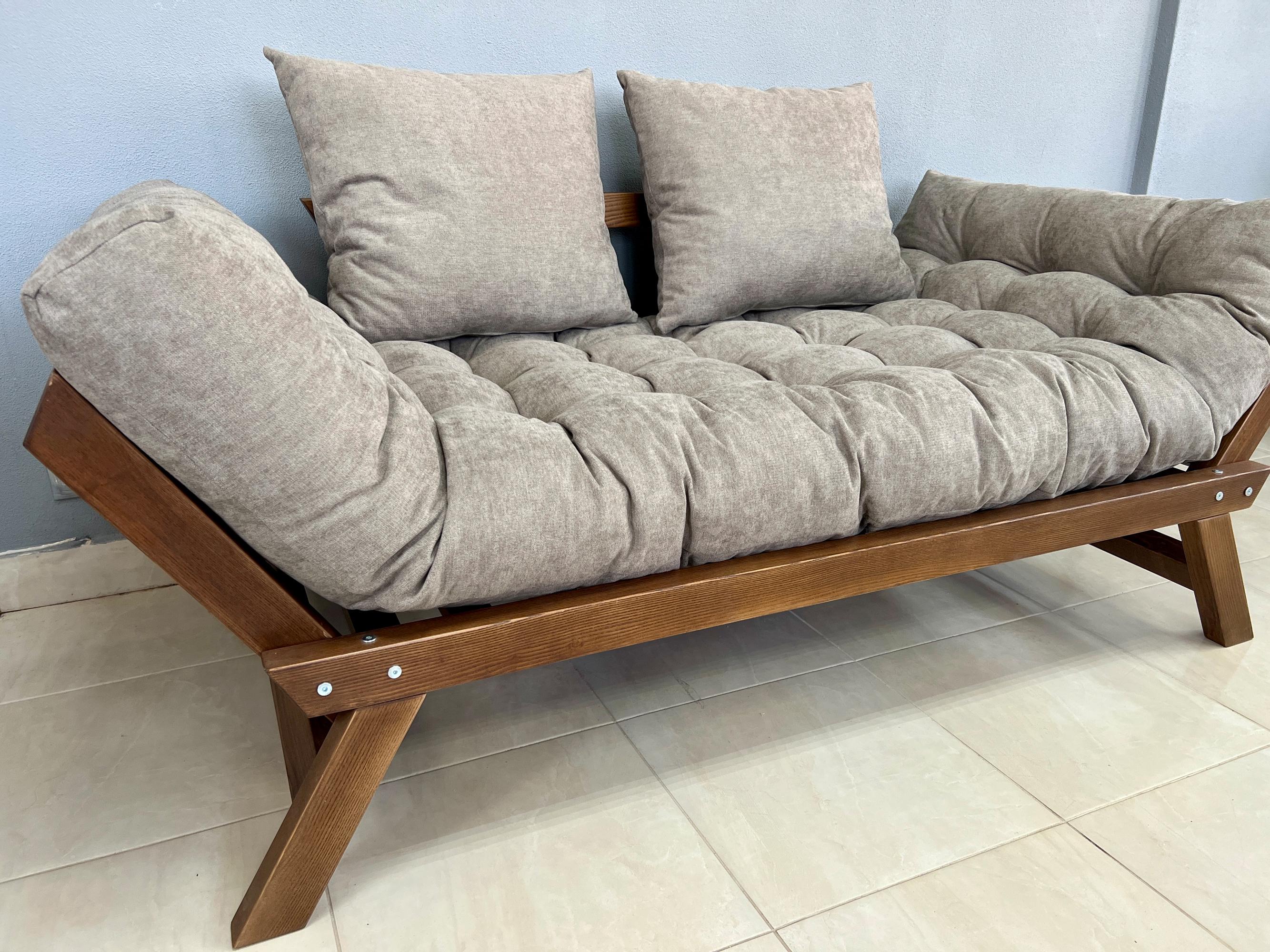 Диван дерев'яний Woody Нью-Йорк розкладний ясен Коричневий (47549) - фото 2