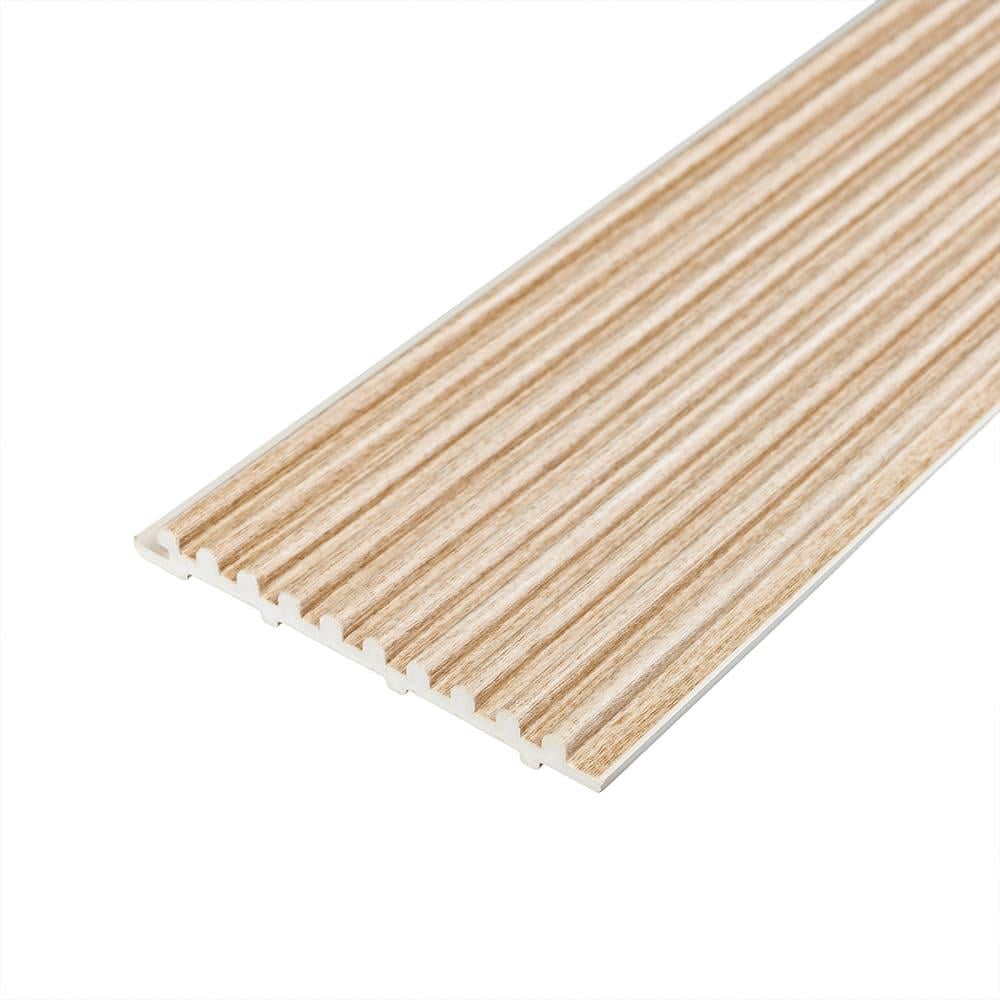 Декоративная стеновая рейка Sticker Wall WPC 110х10х2900 мм Светлый Дуб (SW-00003025)