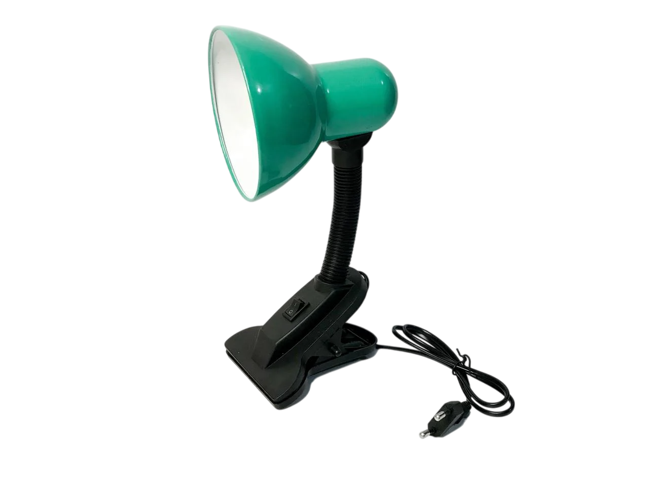 Настільна лампа на прищіпці Зелений (11004)