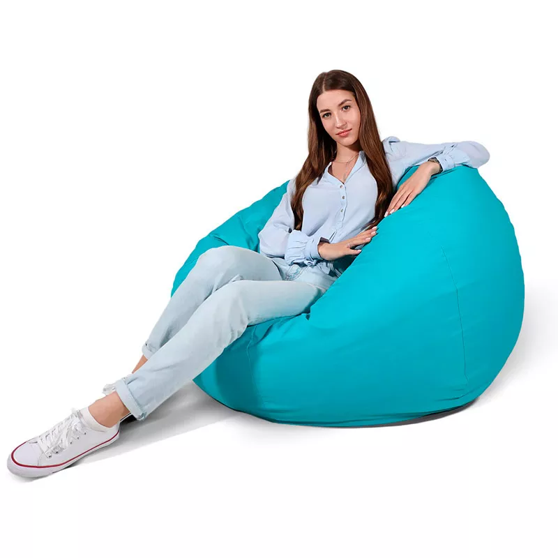 Кресло-мешок SanchoBAG Облако Оксфорд 60x110 см Голубой (km-h-ocx-03)
