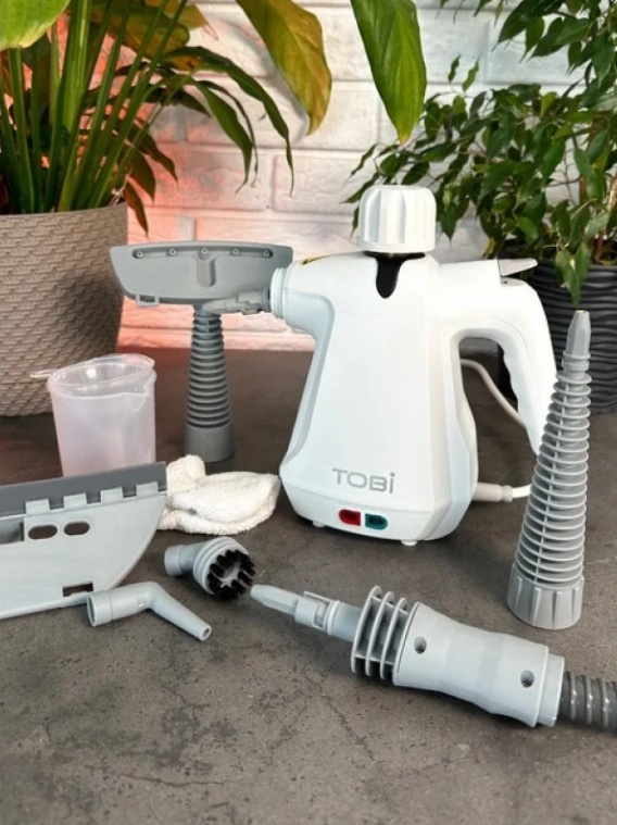 Отпариватель ручной TOBI Steam Cleaner с функцией пароочистителя 6в1 (VEN-TB-958)