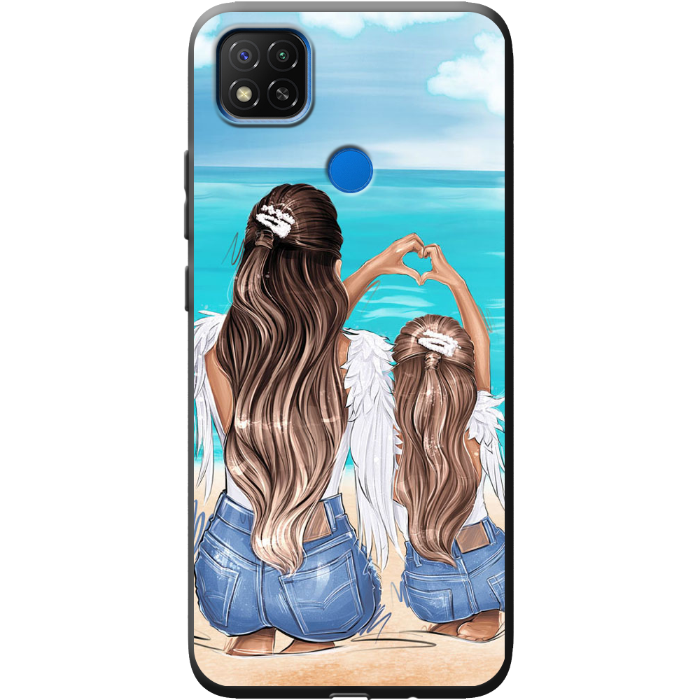 Чехол Boxface Xiaomi Redmi 9C Family Vacation Черный силикон (40879-up2380-41176)