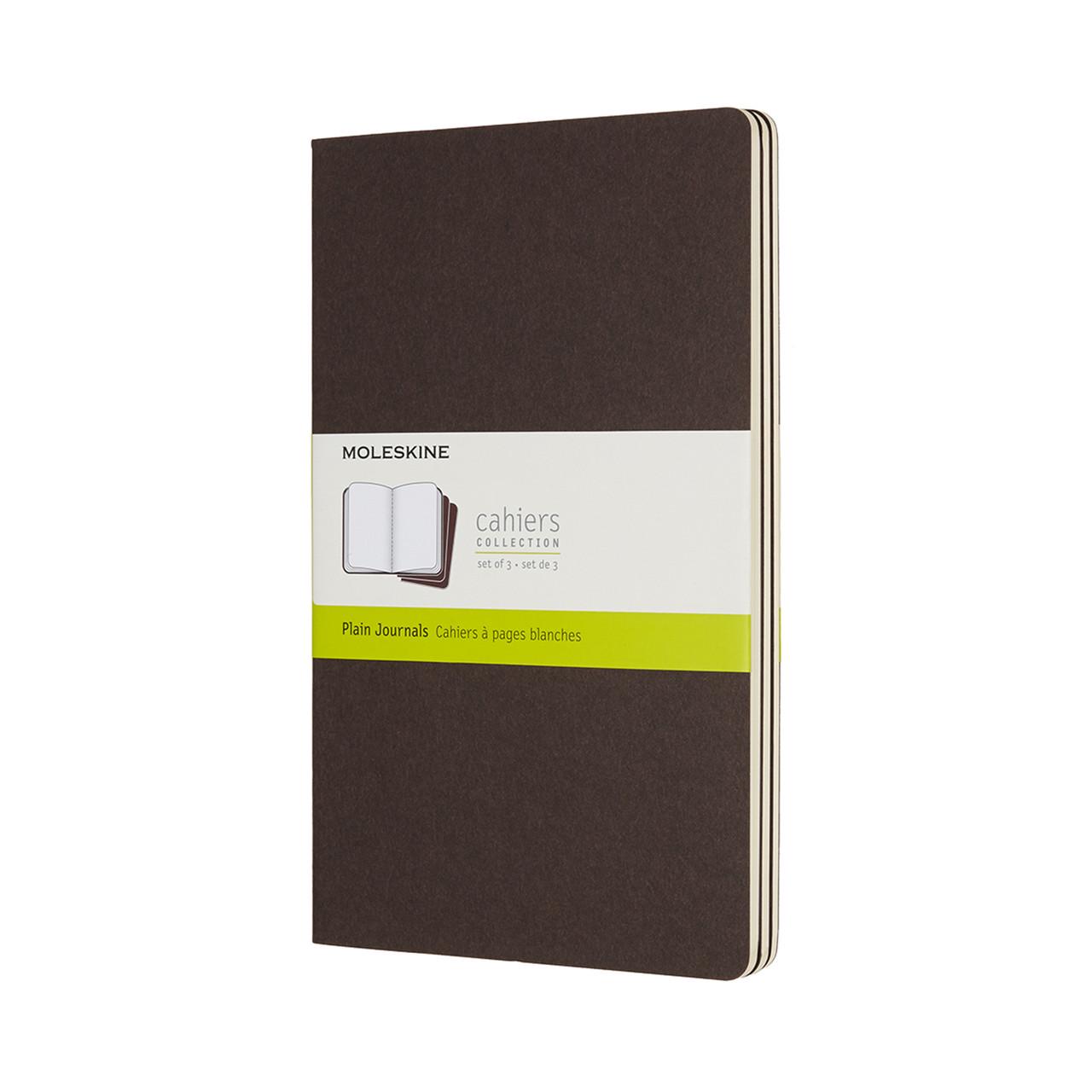 Блокнот Moleskine Cahier средний 13х21 см 80 страниц чистые листы Коричневый (8055002855266)
