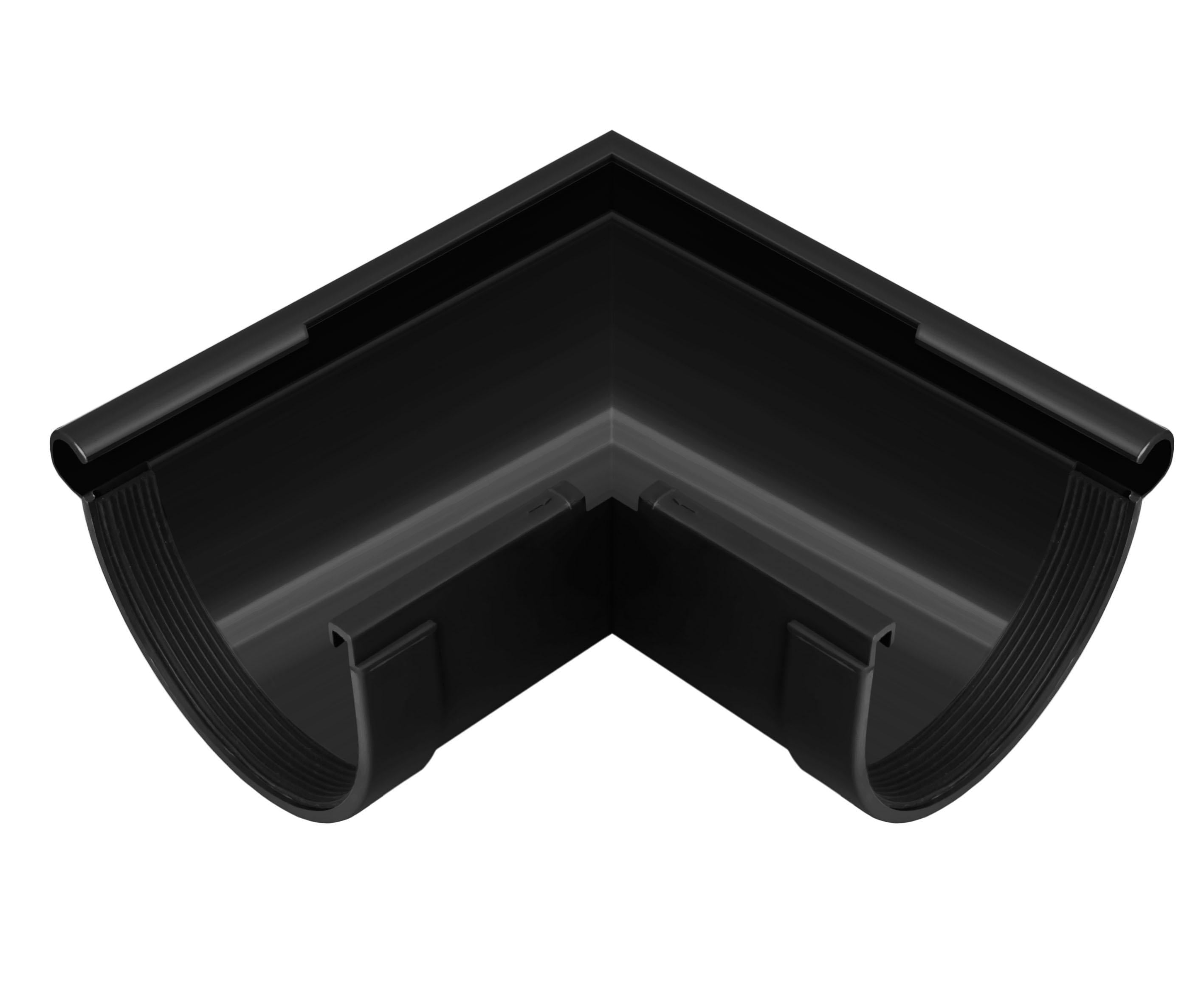 Угол желоба внешний 90° RAINWAY 90 мм Графитовый