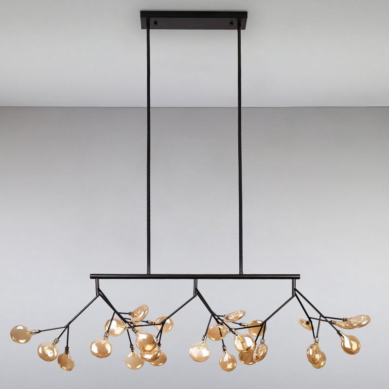 Люстра подвесная Light House LS-15235-27 BK+BR на 27 ламп Черный