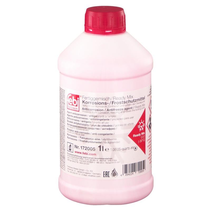 Антифриз FEBI Аntifreeze червоний G12 готовий 1 л