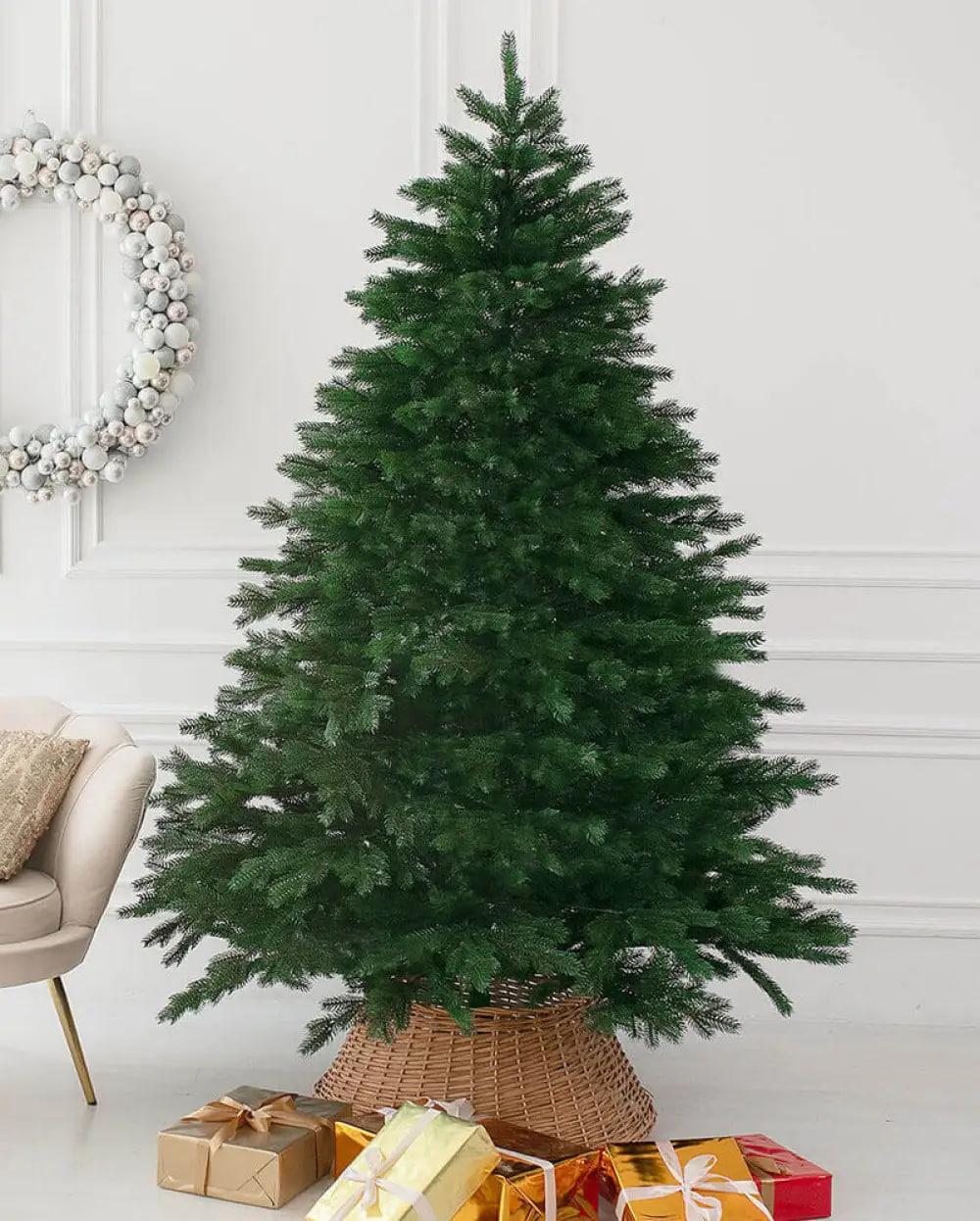 Штучна ялинка лита Koroleva з металевою підставкою 2,1 м Зелений (VYA678221)