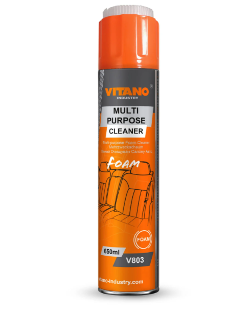 Пінний очищувач текстилю Multi-purpose cleaner Vitano V803 650 мл (КИЛ001551)