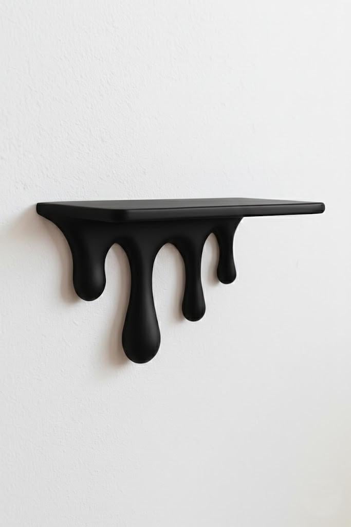 Дизайнерская полка Жидкая краска 30х13х17 см (2900807345)