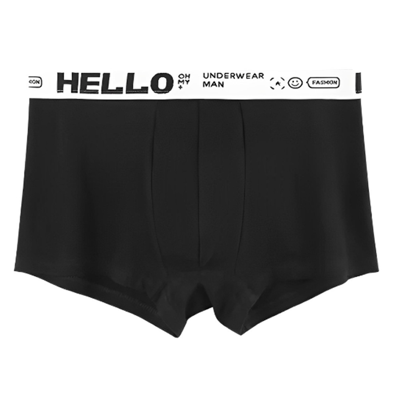 Трусы-боксеры мужские HELLO 2XL Черный - фото 1