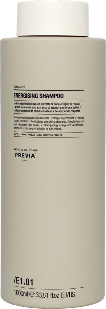 Енерджайзинг-шампунь PREVIA E1.01 Energising Shampoo 1000 мл