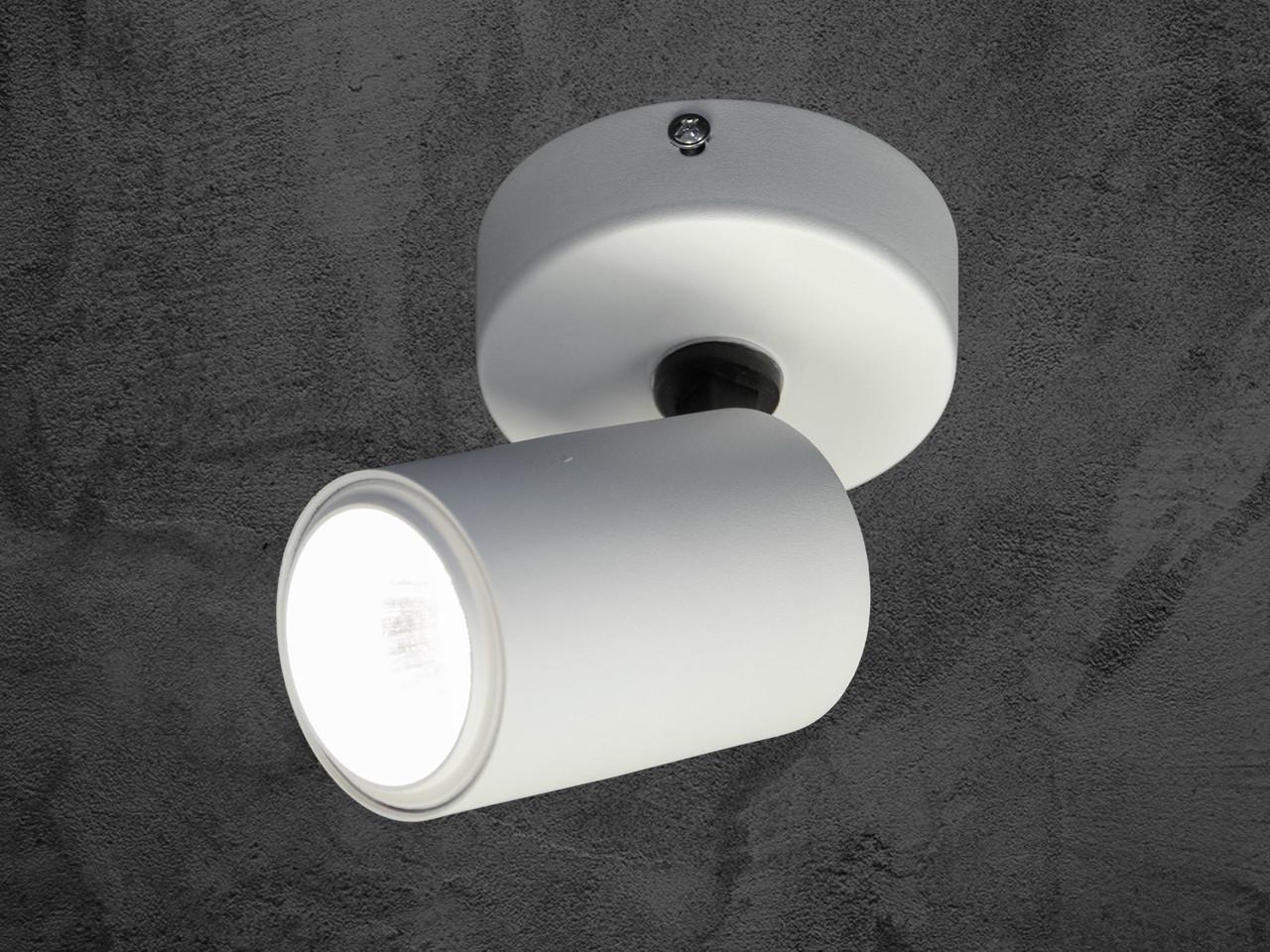 Спот поворотный для интерьера 130A-WH-LS LED 12 Вт Белый (2667336374)