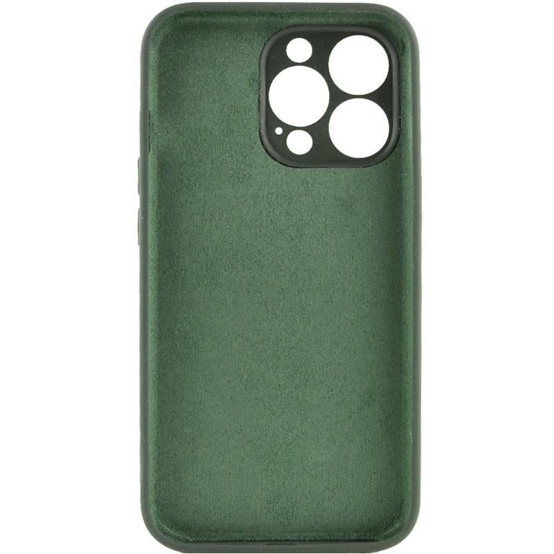 Чехол Silicone Case Full Camera Protective (AA) NO LOGO для Apple iPhone 15 Pro Max (6.7") Зелёний | Cyprus Green - фото 2