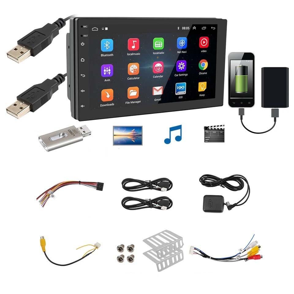 Магнітола в авто Android 2-din з GPS/WI-Fi/Bluetooth (29164501) - фото 5 Магнітола в авто Android 2-din з GPS/WI-Fi/Bluetooth (29164501) - фото 5