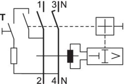 Пристрій захисного відключення Hager 2x40 A 500mA A 2 м (CGA240D) - фото 2