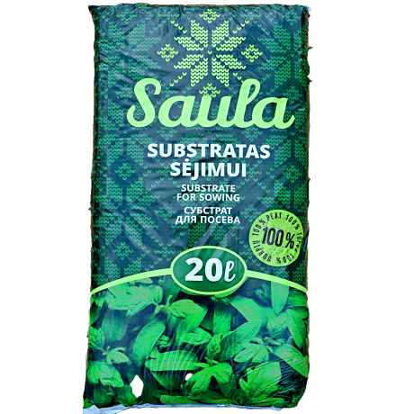 Торфяной субстрат для посева семян SAULA 20 л (1214976730) - фото 1 Торфяной субстрат для посева семян SAULA 20 л (1214976730) - фото 1