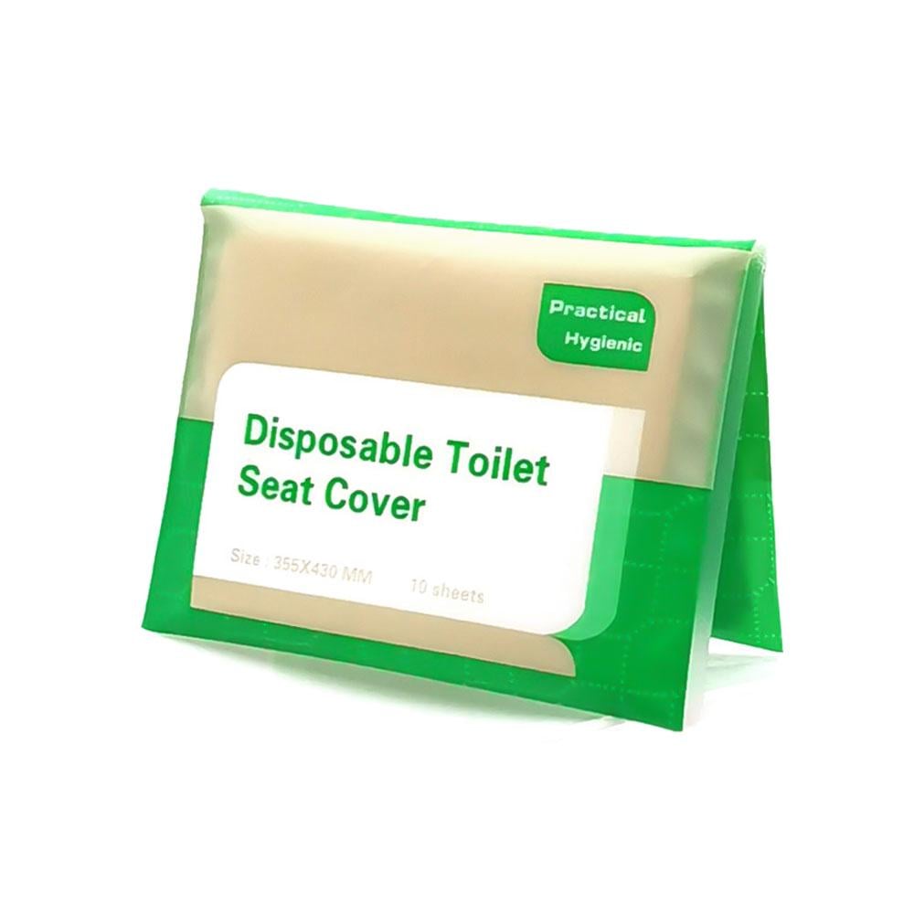 Накладки на сиденье унитаза одноразовые бумажные 10 шт. (NR0289)