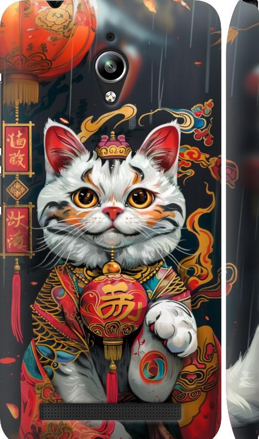 Чехол на Asus Zenfone Go ZC500TG China Cat v2 (6135m-160-42517)