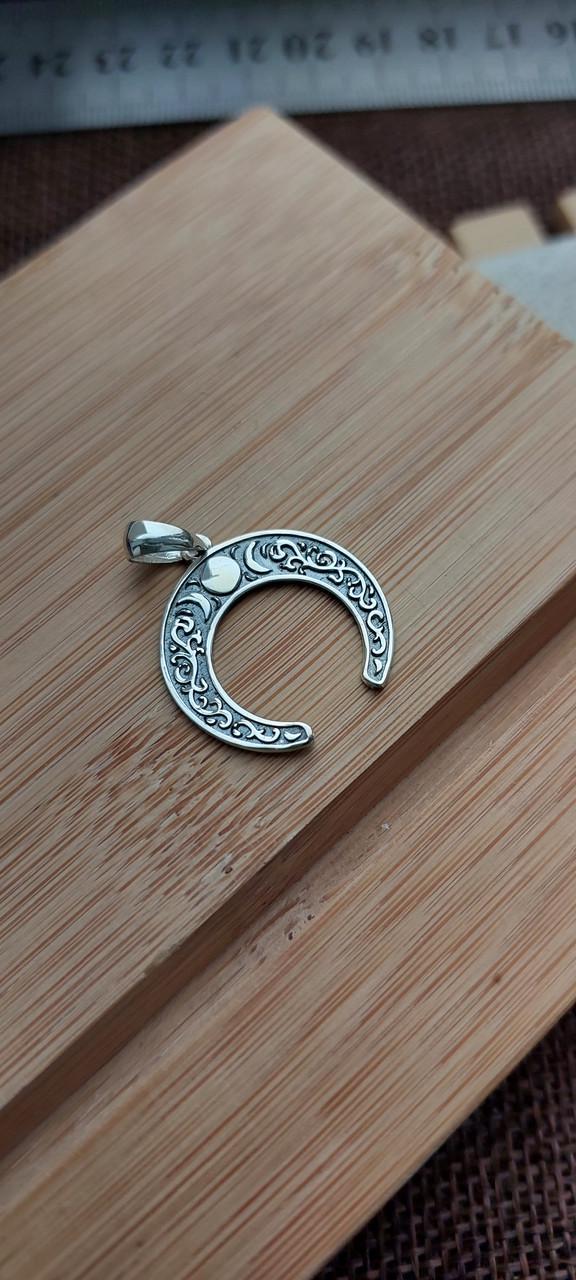 Подвеска Серебряный Лунница Тройной Богини 925 проба (29918552) - фото 5 Подвеска Серебряный Лунница Тройной Богини 925 проба (29918552) - фото 5