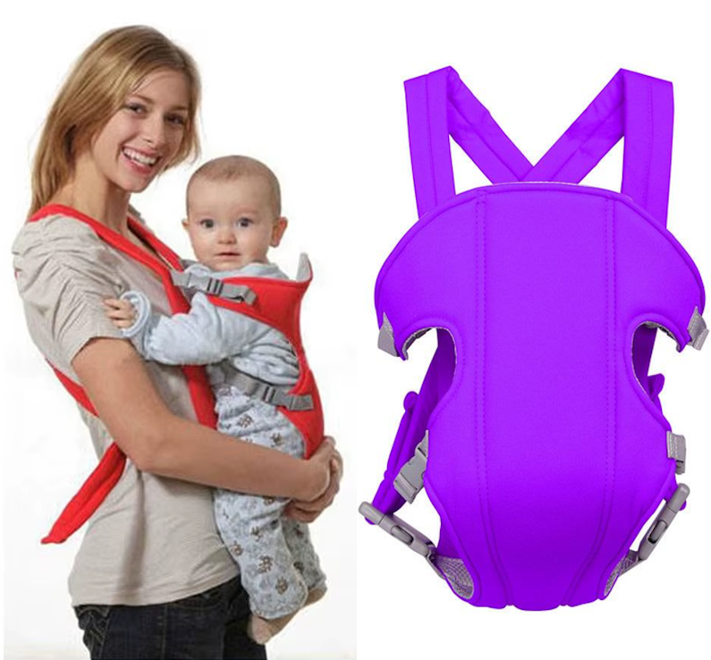 Рюкзак-кенгуру для ребенка от 3 до 24 месяцев до 15 кг Фиолетовый (2611249369) - фото 2