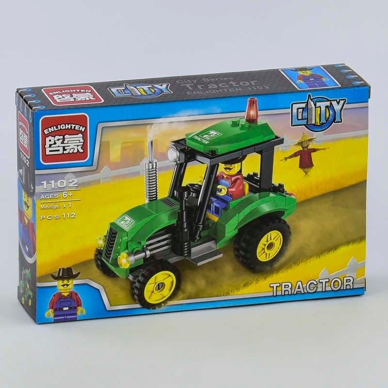 Конструктор Brick 1102 Трактор 112 деталей (60557)