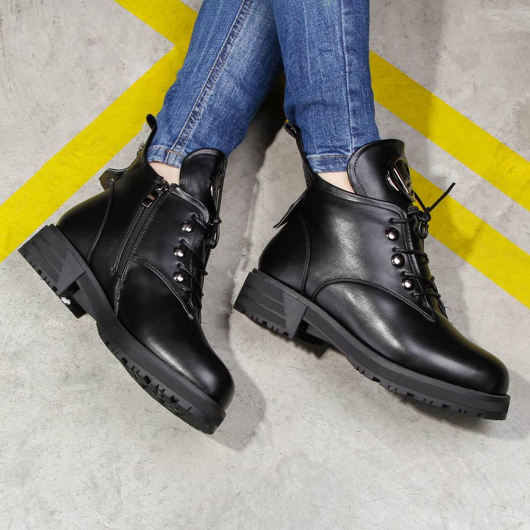 Ботинки женские зимние с декором 325922 р. 38 24 см