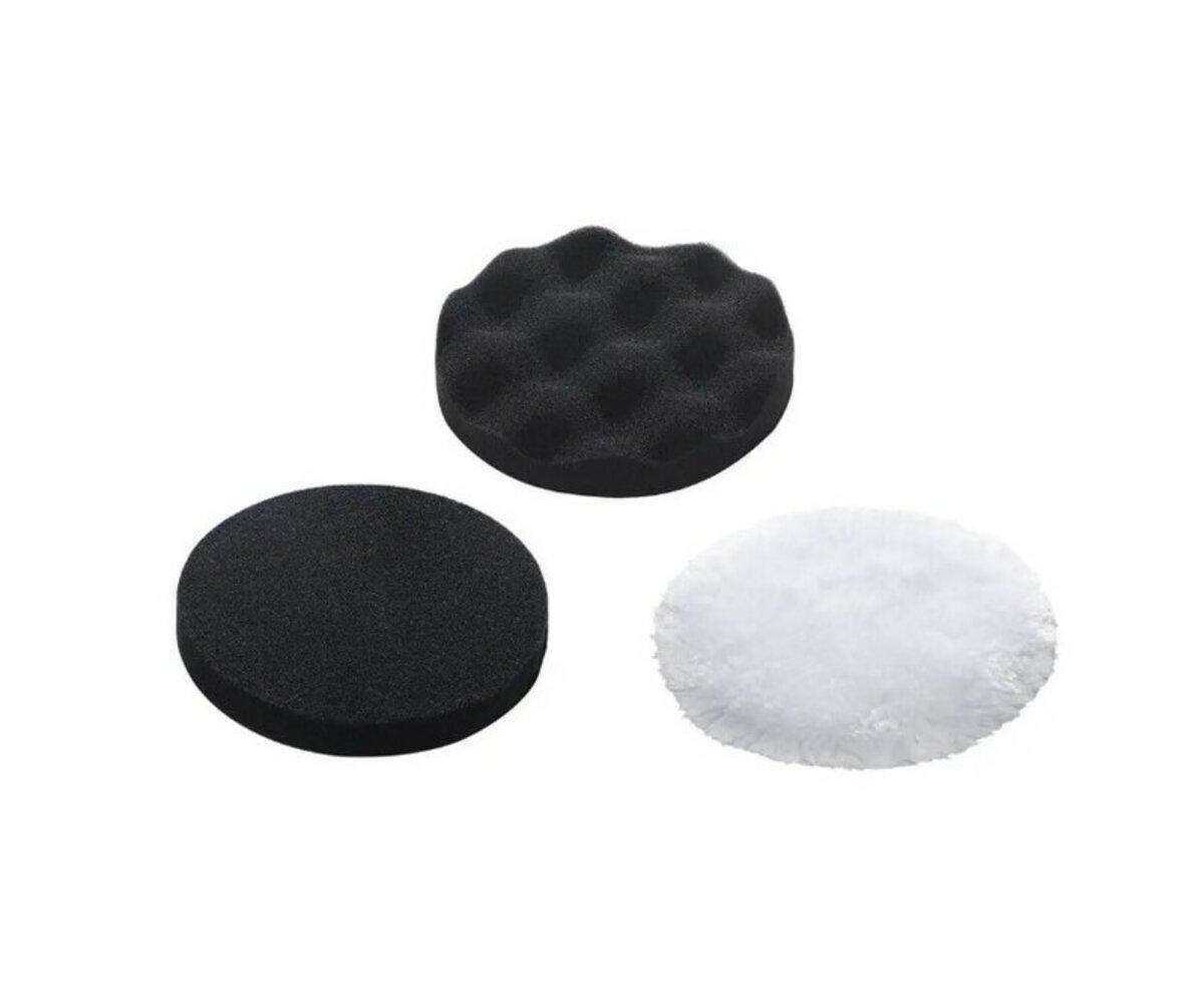 Насадки для полірувальної машинки BASEUS New Power Cordless Electric Polisher plate plate accessories package Black (CRDLQ-C01)