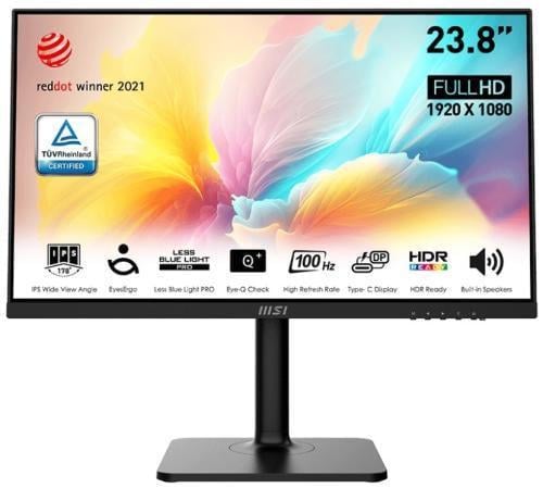 Монітор MSI Modern MD2412P 23,8" Чорний (2881186767)
