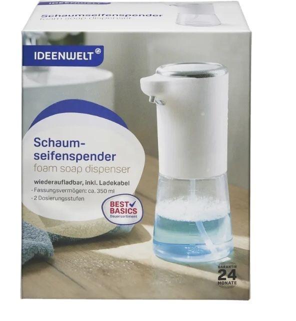 Дозатор мыла пенный Ideen Welt с аккумулятором