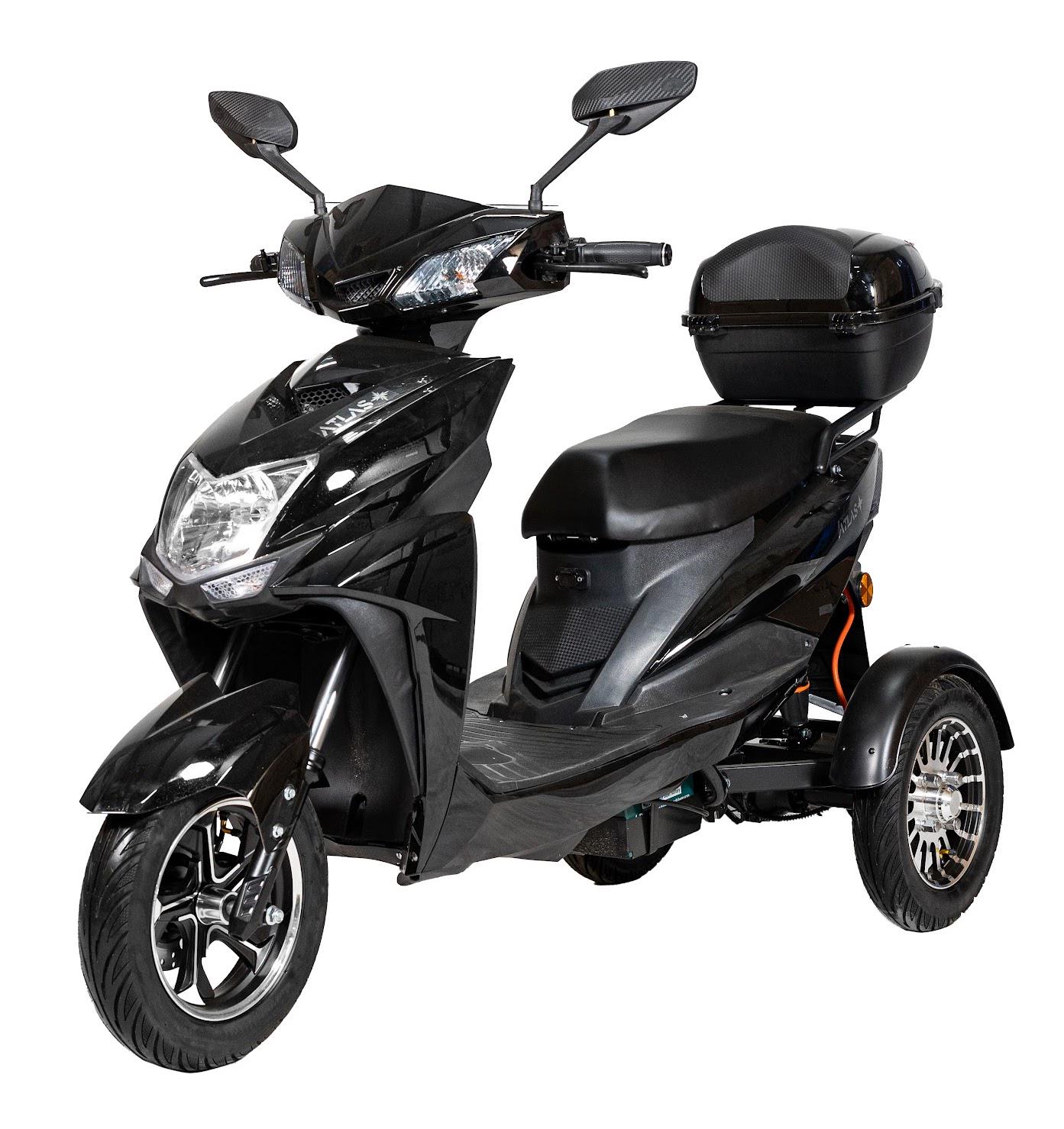 Электроскутер ATLAS Falcon Trike Box 1500W Black (4014)