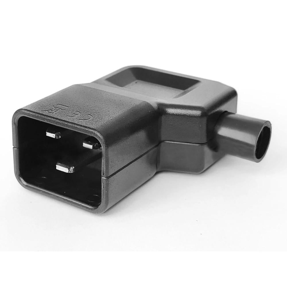 Разъем I-Taki ACP-320C20MCJ С20 на кабель угловой 250B 16A 3 контакта IEC 60320 (000046406)