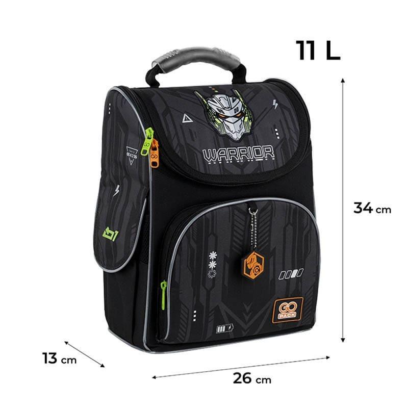 Школьный рюкзак каркасный GoPack Education 5001S-8 Warrior 11 л (GO25-5001S-8) - фото 3 Школьный рюкзак каркасный GoPack Education 5001S-8 Warrior 11 л (GO25-5001S-8) - фото 3