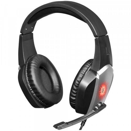Наушники с микрофоном Defender X-Skull USB+ 2x3,5 мм jack Черный/Серый