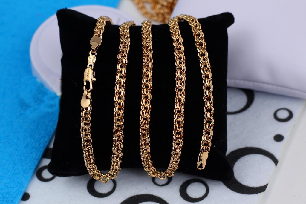 Цепь Xuping Jewelry круглый бисмарк 60 см 5 мм.
