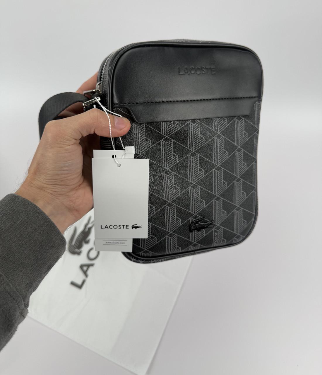 Мессенджер через плечо Lacoste Черный - фото 8 Мессенджер через плечо Lacoste Черный - фото 8