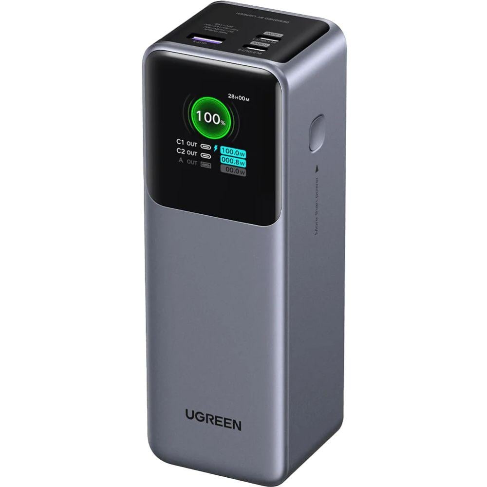 Повербанк UGREEN PB722 25000 mAh 200W для ноутбука и смартфона Серый (35525B)