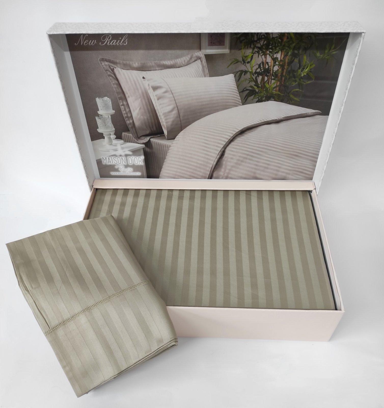 Комплект постельного белья Maison D'or 200х220 Rails Stone (CN7066)
