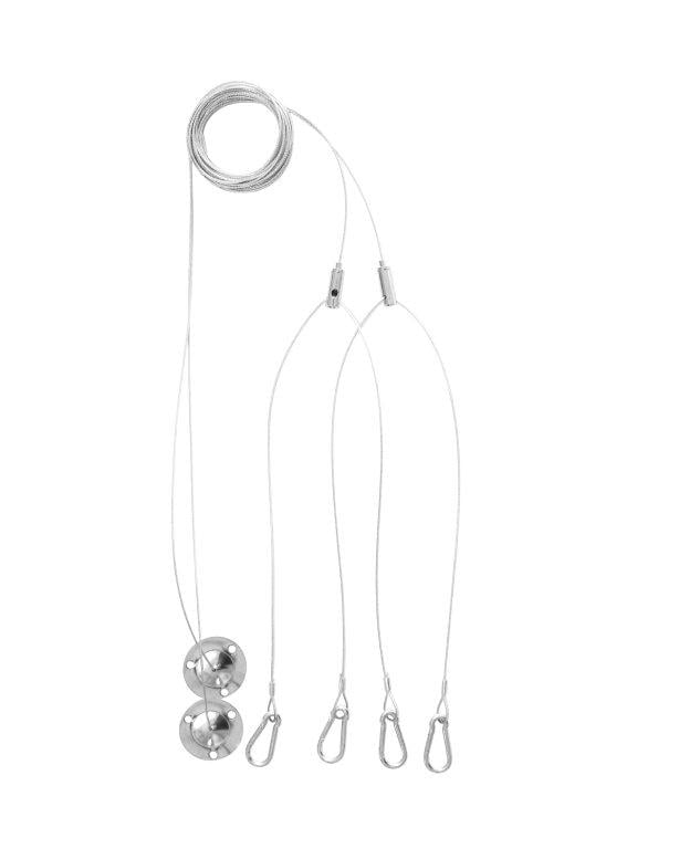 Підвіс для світлодіодної панелі з тросом 1,5м Ledvance PANEL Suspension Kit (4058075402928)